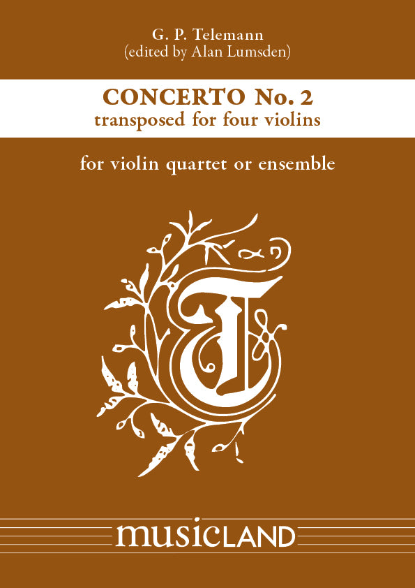 Telemann Concerto No.2 for 4 Violins in G