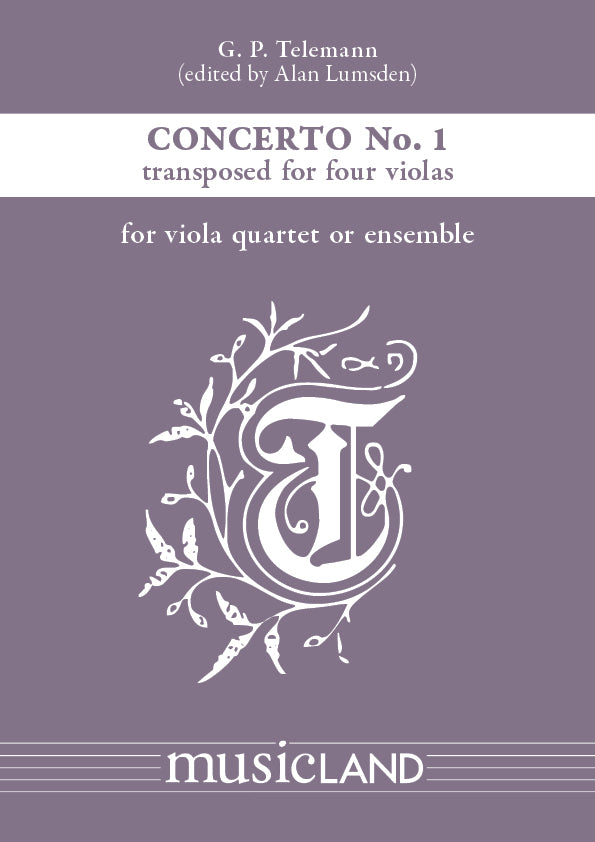 Telemann Concerto No.1 for 4 Violas in C