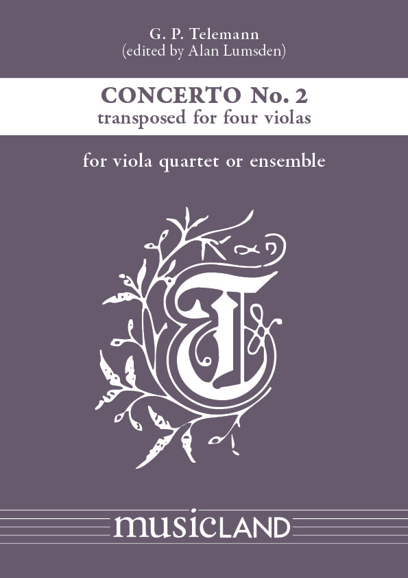 Telemann Concerto No.2 for 4 Violas in G