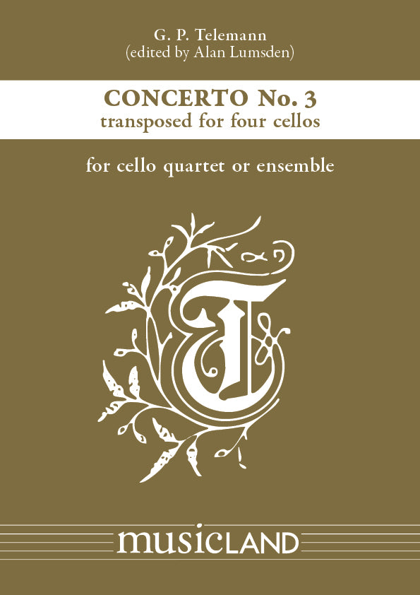 Telemann Concerto No.3 for 4 Cellos in F
