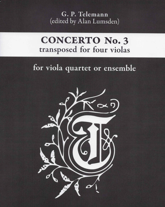 Telemann Concerto No.3 for 4 Violas in F